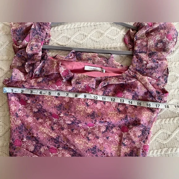 NWT Lush Brand Orchid Pink Floral Dress Women’s Size Medium - Picture 15 of 16
